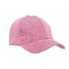 Melange cap - mod. 3998:Pink melange, Polyester, Pink melange